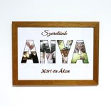 Szeretünk ANYA Képkeret Saját fotókkal