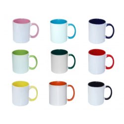 Egyedi Bögre Színes Belsővel és Füllel