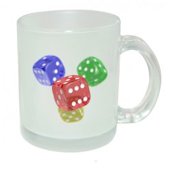 Egyedi üveg bögre ( opál)