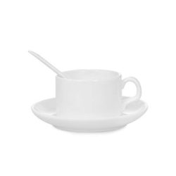   Kávéscsésze tányérral és kanállaltányérral és kanállal