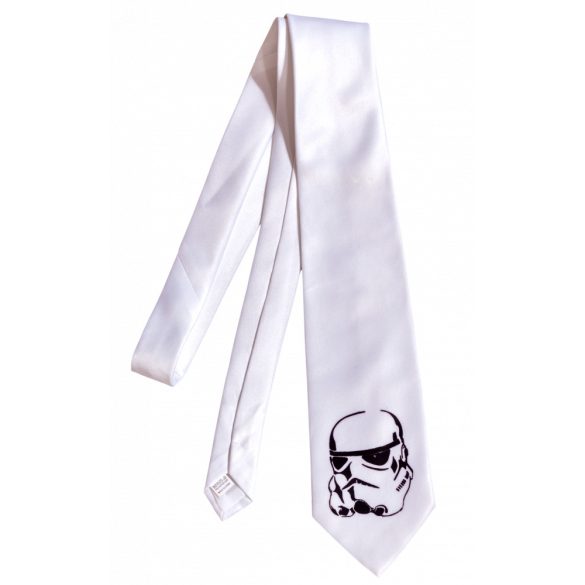 Egyedi fehér nyakkendő