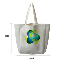 Egyedi nagyméretű vászon bevásárlótáska