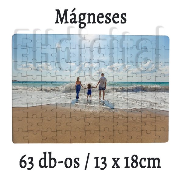 Mágneses Fényképes Puzzle (13x18 cm)